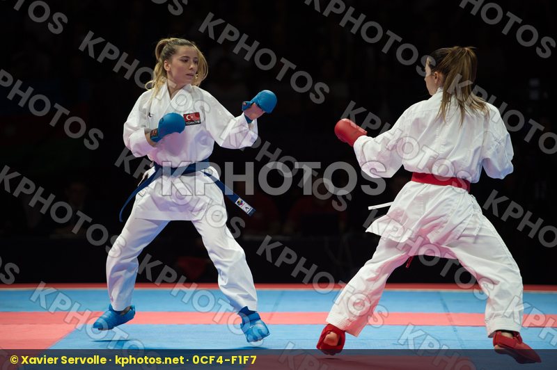 -50 Kg Female final france kumite Ozcelik Serap Recchia Alexandr