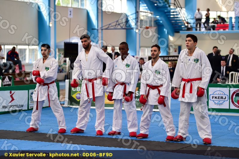Brasil final kumite Male team Venezuela