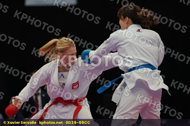 Elwart Sara Female kumite -61 kg Iwato Misa Japan Poland