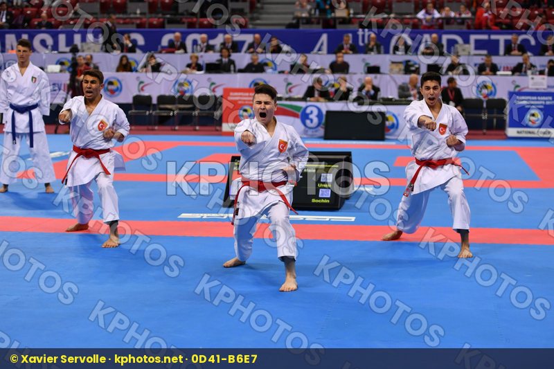 Turkey Kata team cadet and junior male Unsu