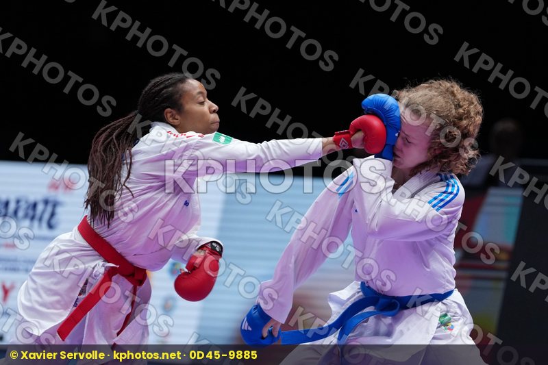 NIETO_MEJIAS MARIA_ISABEL (SPAIN) vs RIEDEL HANNAH (GERMANY) in Female Kumite -68 Kg - Final Bout