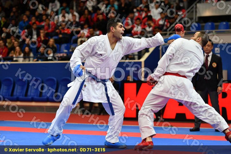 Heydari Saman Ipek Emre Iran  islamic republic of Male kumite 84