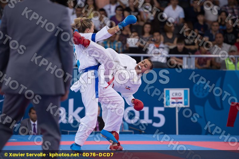 -55 kg Croatia finals France Kovacevic Jelena kumite Thouy Emili
