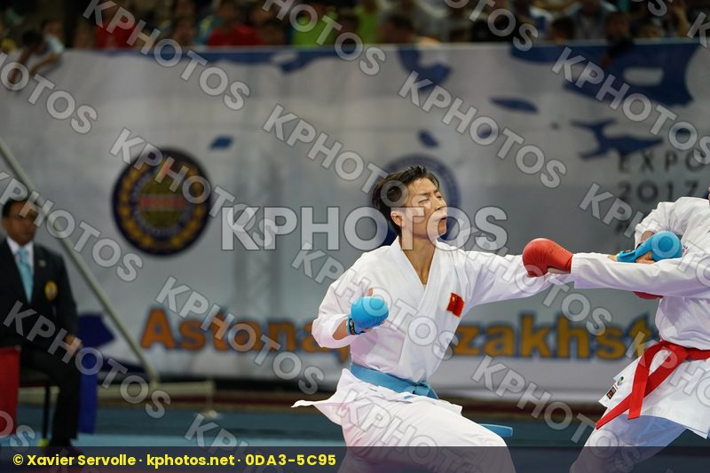 China Choi Wan yu Female kumite -61 kg Hong Kong Yin Xiaoyan