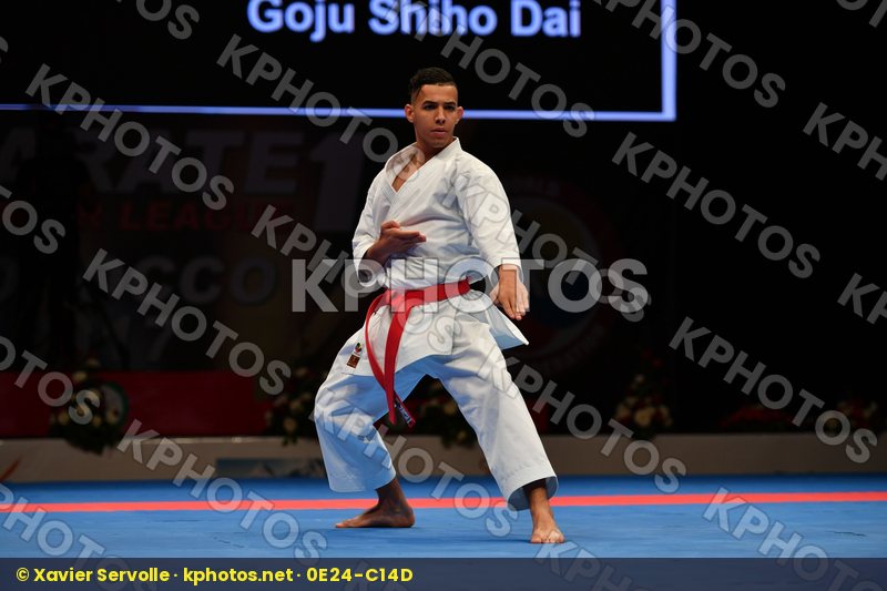 Gankaku Male kata Morocco Sedraoui Mohammed