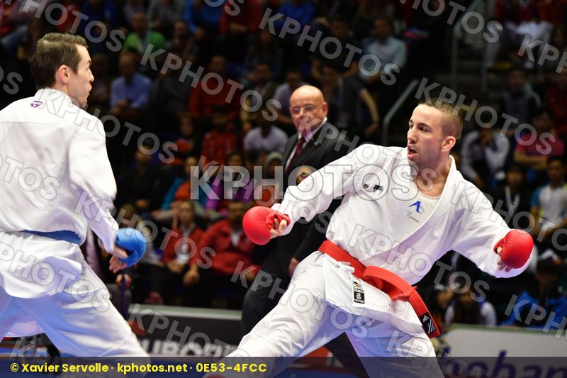 Costa Logan France Male kumite -75 kg Scott Thomas United states