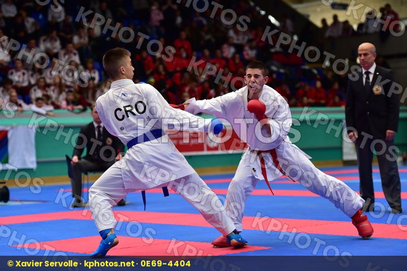 -60kg Arawaza Berak Boran croatia Dzakovic Milos kumite Serbia U