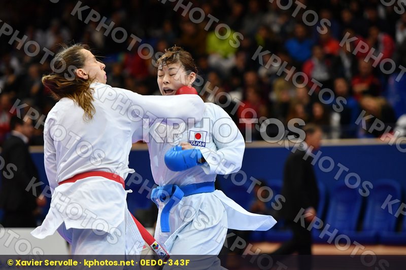 Female kumite 68+ kg Japan Uekusa Ayumi United states Wasowicz M