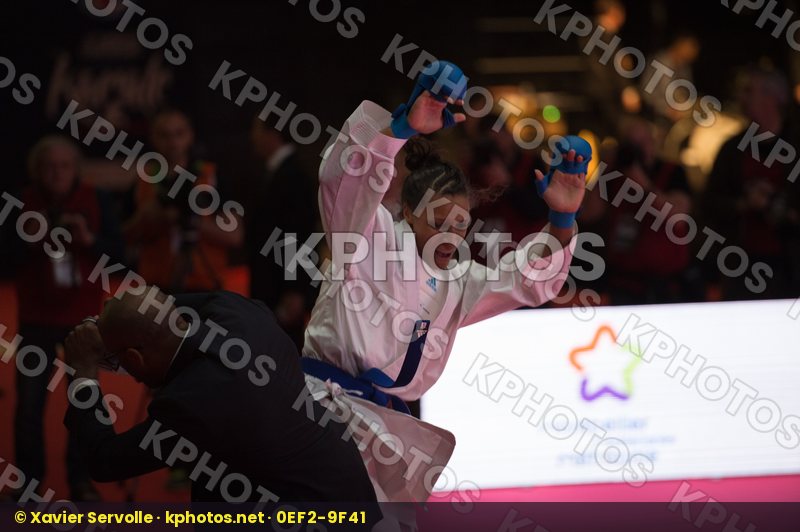 68+ Kg Female final Finland Florentin Anne Laure france kumite K