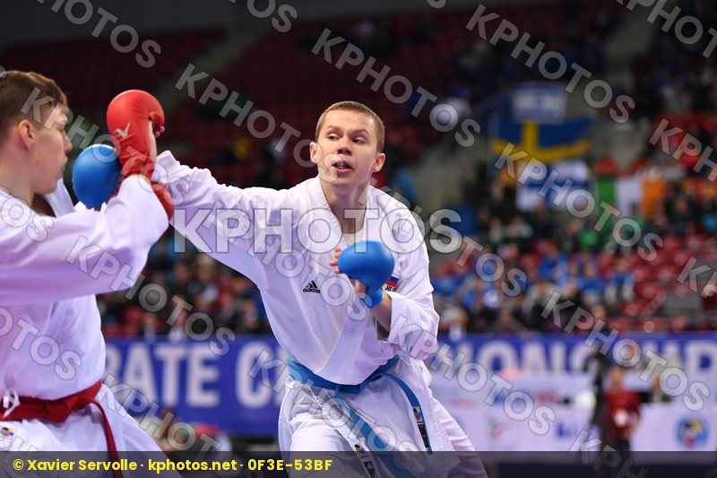 Drozd Pavel Gyurik Adi Junior kumite male -76 kg Russian federat