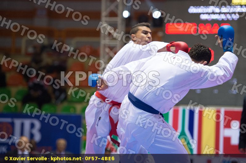84+ kg Egypt Elasfar Ahmed final kumite Morocco Ouchen Achraf