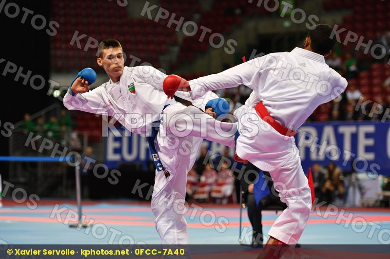 Bulgaria, Cadet kumite male -63 kg, France, Salmi Younesse, Vaka