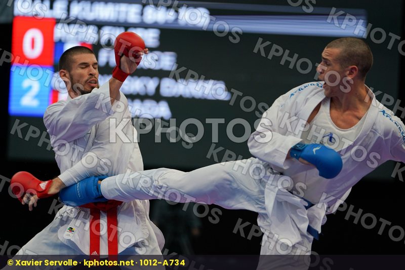 Canada France Gaysinsky Daniel Male kumite 84+ kg Reis Filipe