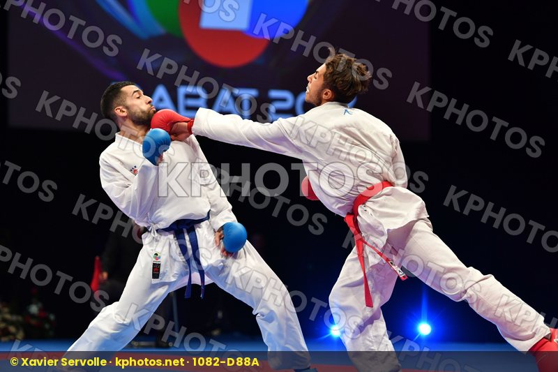Ahmed Hmissa Cuerva mora Raul Male kumite -67 kg Spain Tunisia