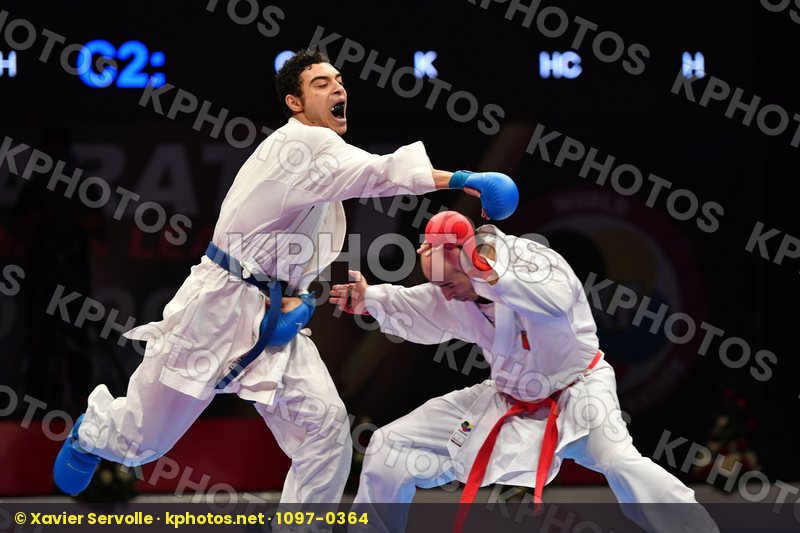 Egypt Elmasry Ahmed Male kumite -84 kg Morocco Oufkir Iliass