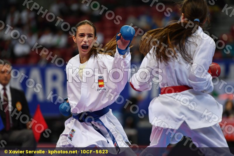 Cadet kumite female -47 kg, Garcia moya Nidia, Hurenko Polina, M