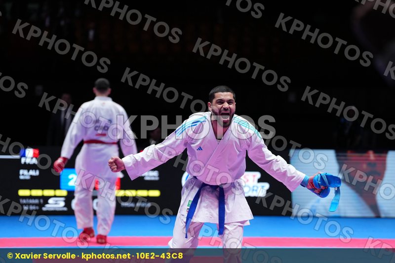 KVESIC ANDJELO (CROATIA) vs FILALI MEHDI (FRANCE) in Male Kumite 84+ Kg - Final Bout