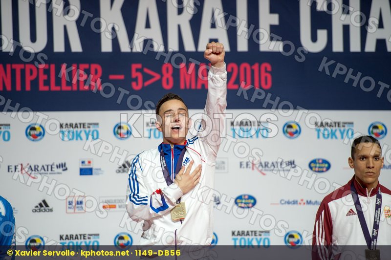 -67 Kg dacosta steven france kumite Male podium
