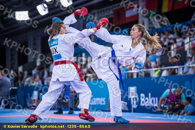 -55 kg Croatia day1 Kovacevic Jelena kumite Luxembourg qualifica