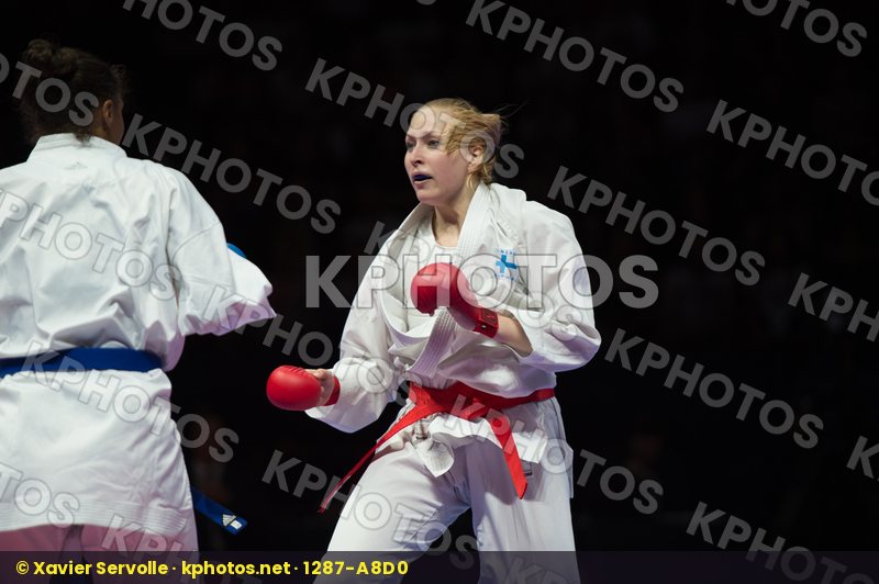 68+ Kg Female final Finland Florentin Anne Laure france kumite K
