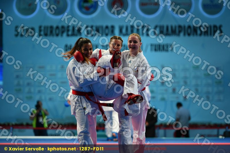 Female team kumite France France France Slovenia Slovenija Slove