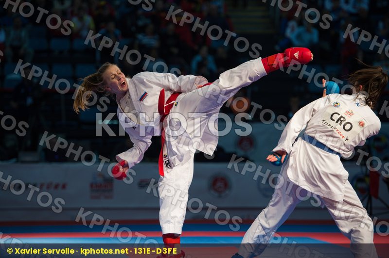 Croatia female finals kumite Russian Federation Sales Azra team