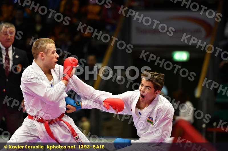 Kalnins Kalvis Latvia Male kumite -60 kg Saymatov Sadriddin Uzbe