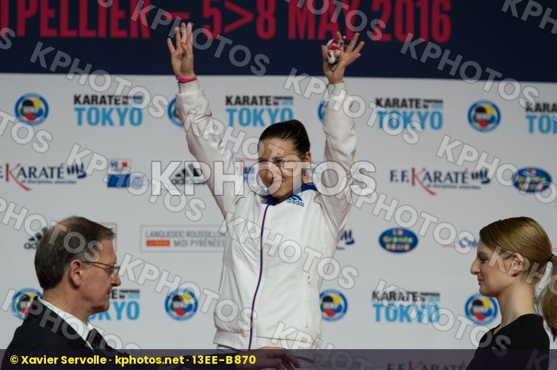 -50 Kg Female france kumite podium Recchia Alexandra