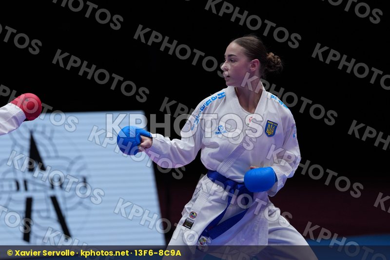 GIRVICA BEATA (LATVIA) vs SHOLOHOVA OLEKSANDRA (UKRAINE) in Female Kumite -61 Kg - Final Bout