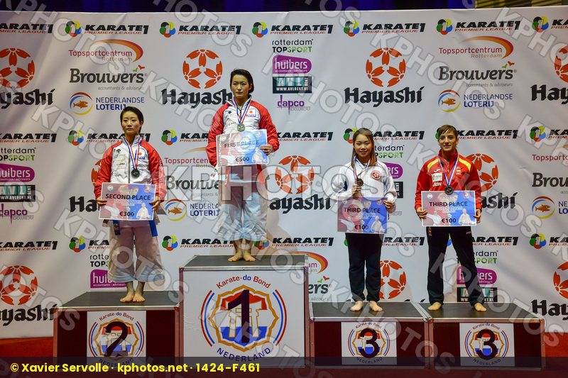 Female Kata Hong Kong Japan Lau Mo Sheung Grace Ono Hikaru podiu