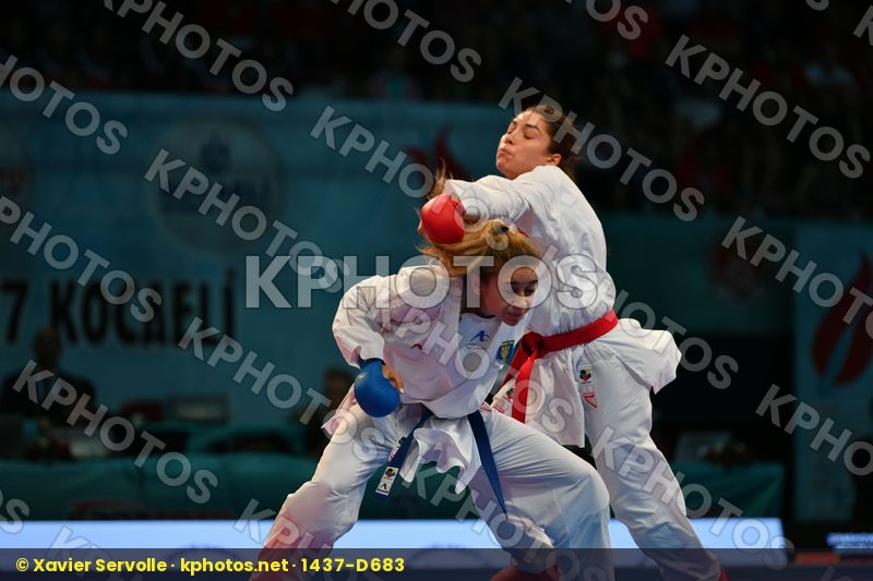 Draskovic Ana Female kumite -55 kg Montenegro Terliuga Anzhelika