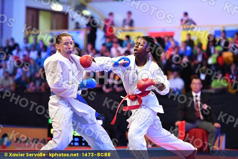 Cameroon Female kumite 68+ kg Ogandoa nsioma Stella United state