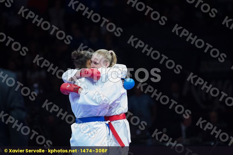 68+ Kg Female final Finland Florentin Anne Laure france kumite K