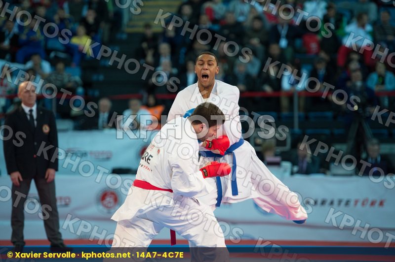 +84 kg bronze match Germany Greece Horne Jonathan kumite male Ma