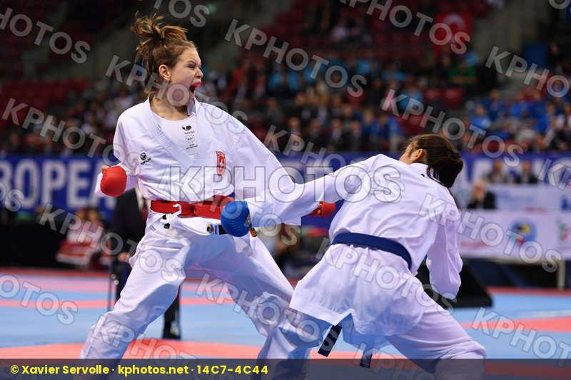 Bulgaria Goranova Ivet Hirt Silvia Junior kumite female -53 kg S