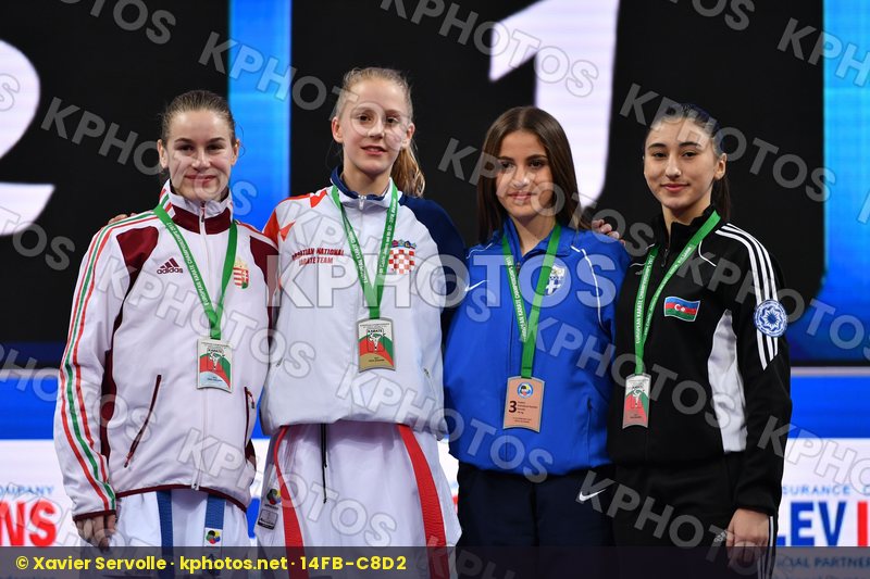 Azerbaijan Baranyi Zsofia Cadet kumite female -54 kg Croatia Gre