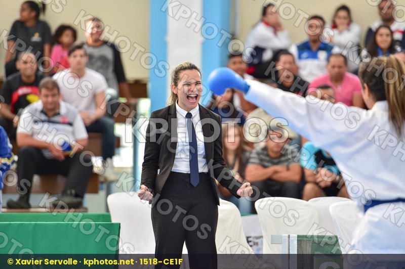 Brasil Female final kumite team Venezuela