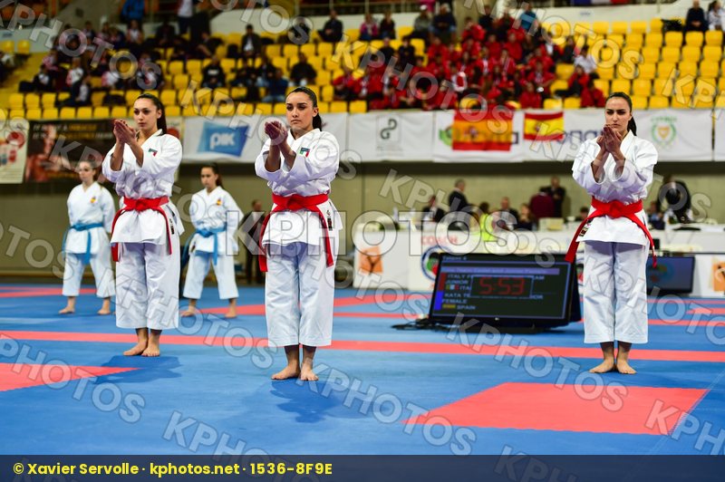 Cadets et Juniors Female Italy Kata Shureido team