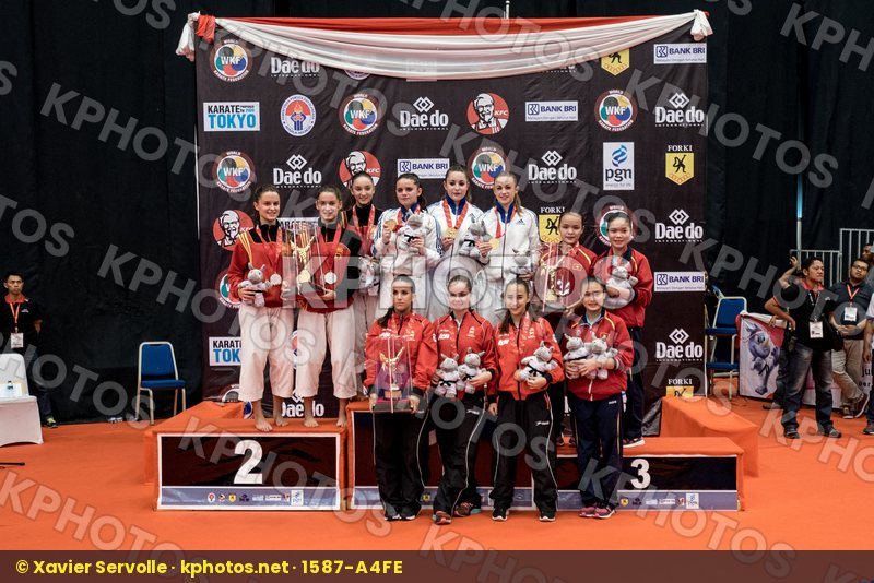 cadet female France Fyr Of Macedonia Junior Spain team kata Viet