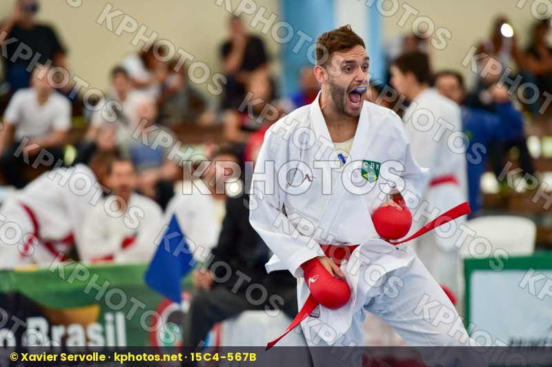 Brasil final kumite Male team Venezuela