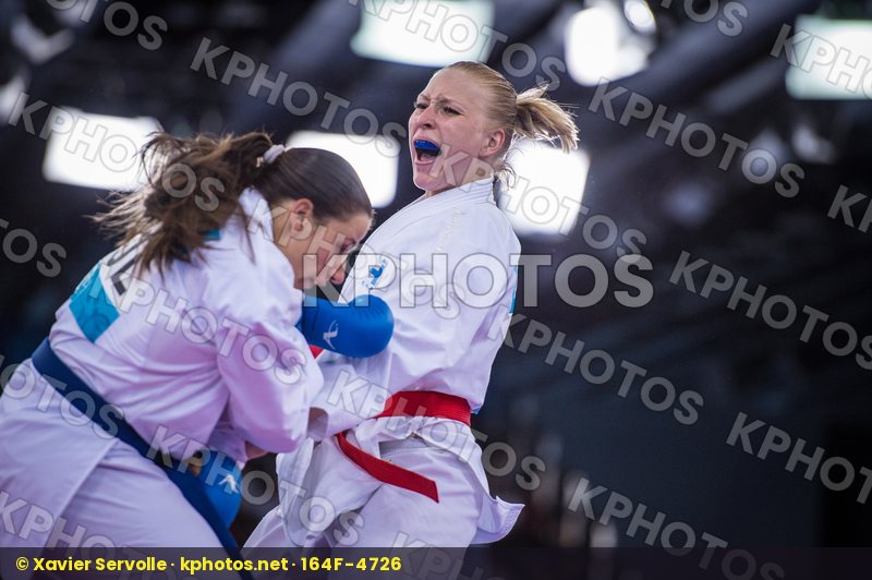 +68 kg Bulgaria day2 Finland Ganeva Borislava kumite Kuusisto He