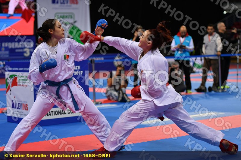 Avazeri Lea France Portugal Ribeiro Flavia U21 kumite female -68