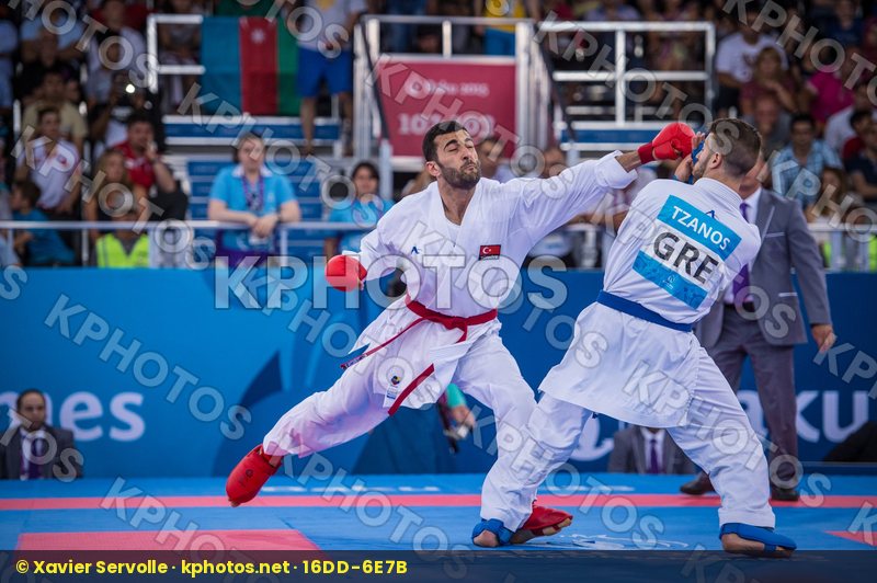 -84 kg Aktas Ugur day2 Greece kumite qualification Turkey Tzanos