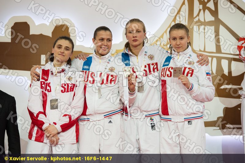 female podiums Russian Federation team