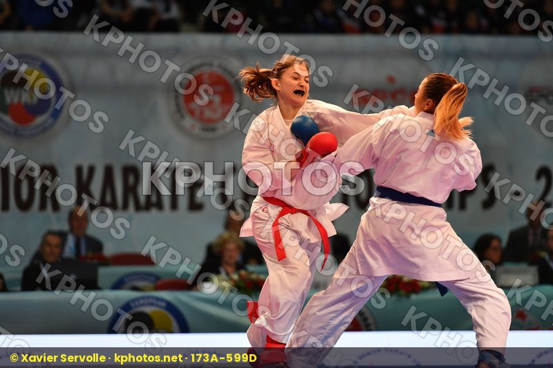 Female kumite -55 kg France Fyr of macedonia Georgieva Jovana Th
