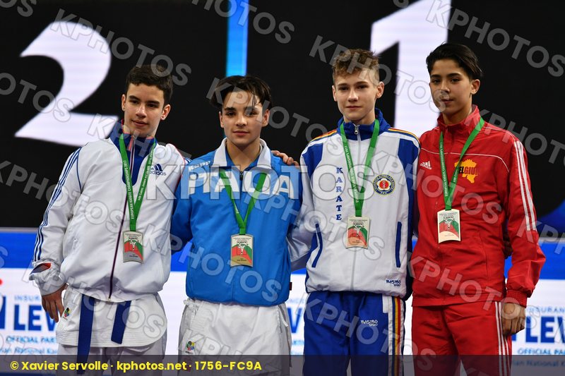 Belgium Cadet kumite male -52 kg Ciarloni Mattia El yazidi Bilal