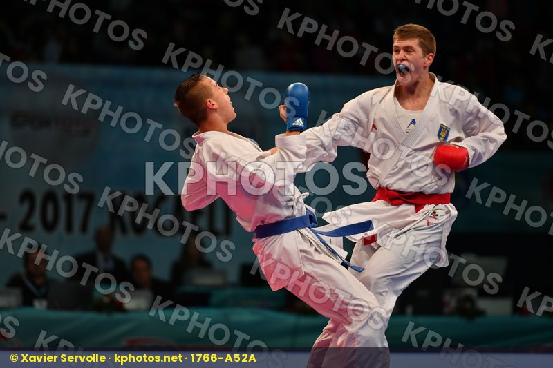 Filipovych Oleg Imrich Dominik Male kumite -60 kg Slovakia Ukrai
