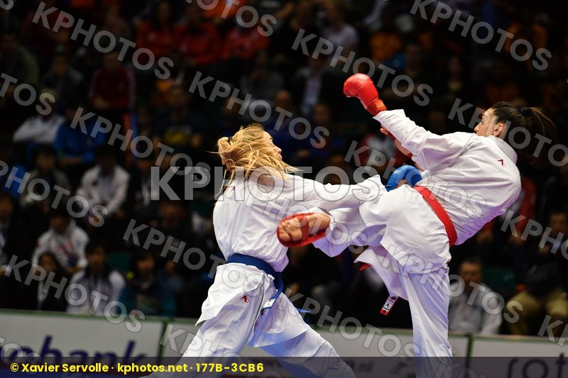 Croatia Female kumite -55 kg Hasani Alesandra Terluyga Anzhelika