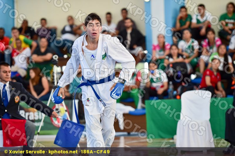 -84 Kg Azevedo Alberto Brazil Dominican Republic final kumite Ma