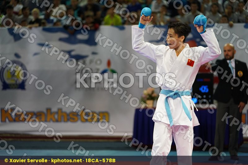 China Choi Wan yu Female kumite -61 kg Hong Kong Yin Xiaoyan